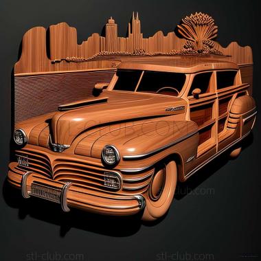 3D model Chrysler Town  Country 19411988 (STL)